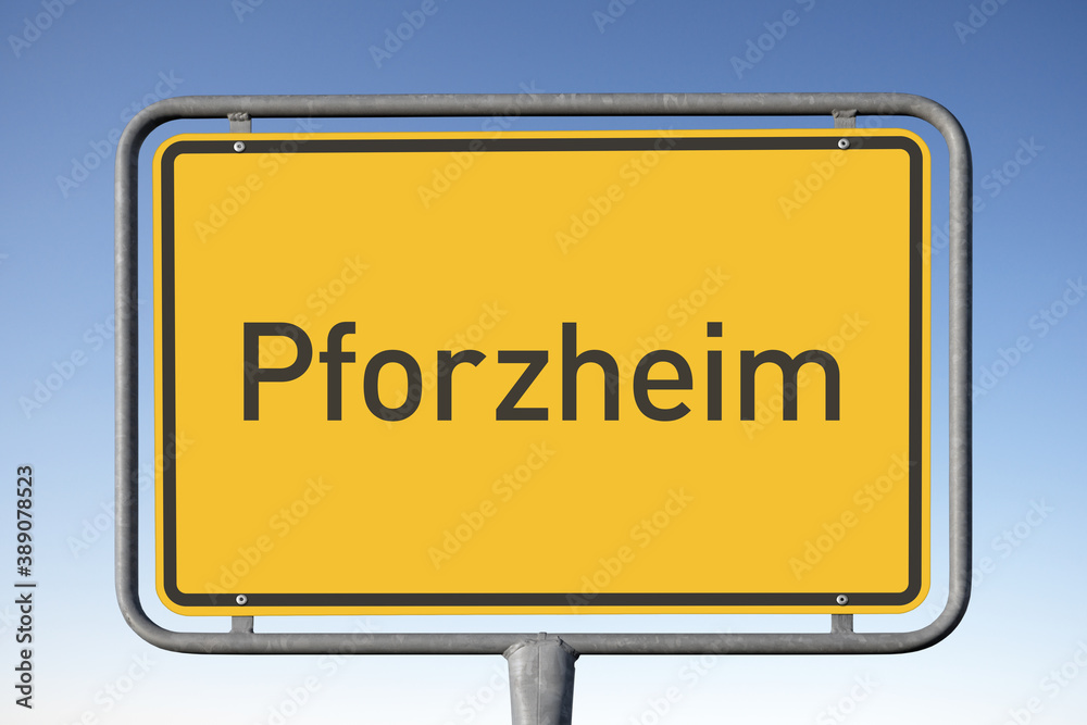 Ortstafel Pforzheim, (Symbolbild)