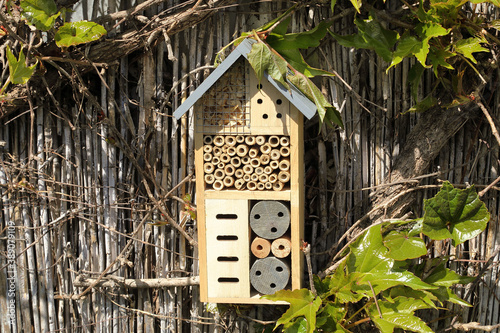 House, little house, shed, hotel or insect house in the garden