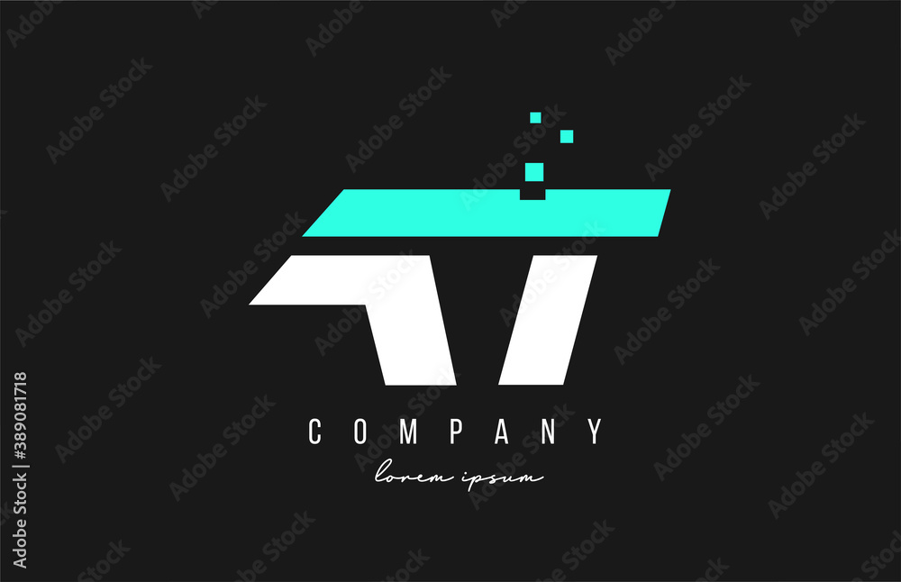 at a t alphabet letter logo combination in blue and white color. Creative icon design for business and company at a t alphabet letter logo combination in blue and white color. Creative icon design for business and company