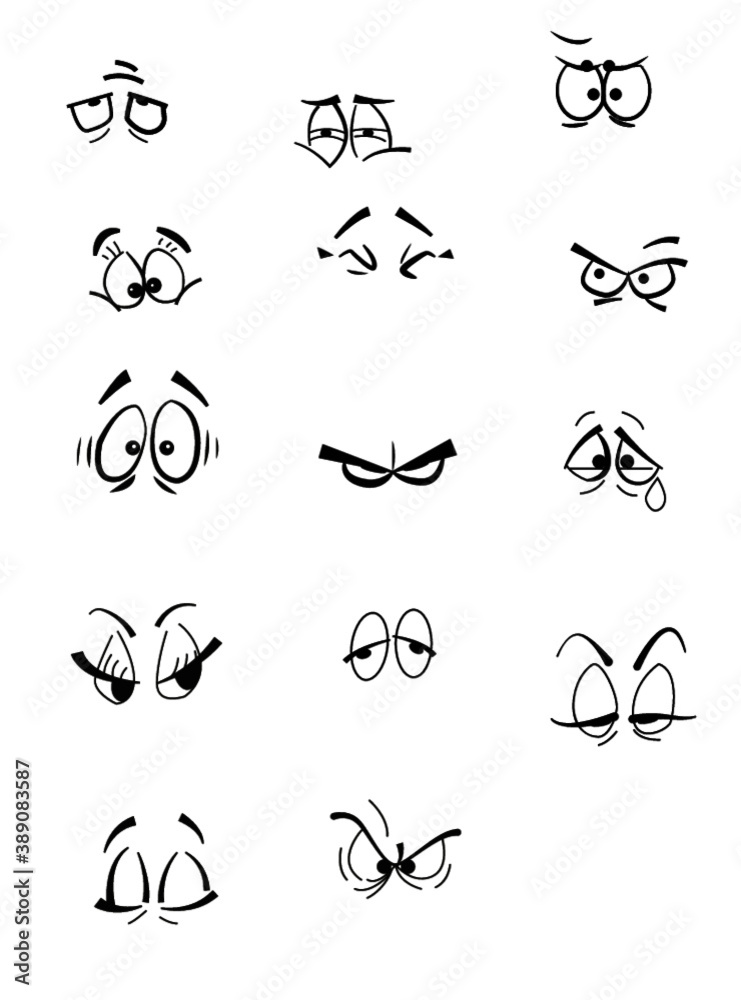 Obraz premium Eyes expression for characters
