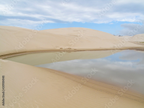 sand dunes in the beach
