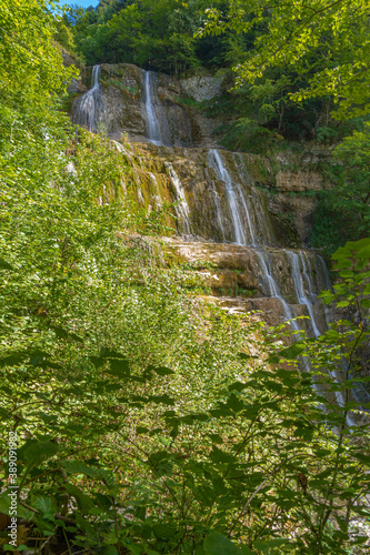 Bonlieu  France - 09 02 2020  Lake District - The waterfall road