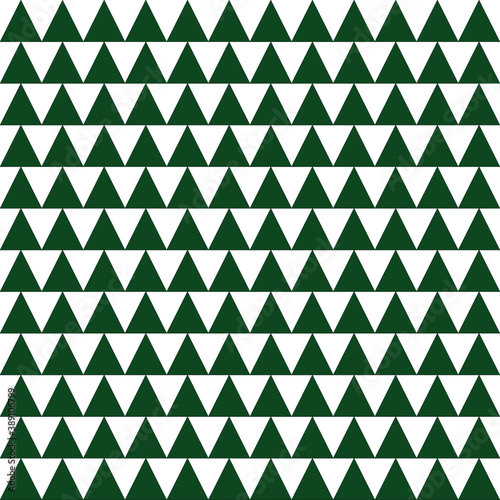 Green - white triangle seamless pattern, geometric texture
