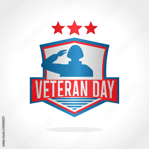 vector graphic of veteran day good for veteran day celebration. flat design. flyer design.flat illustration.