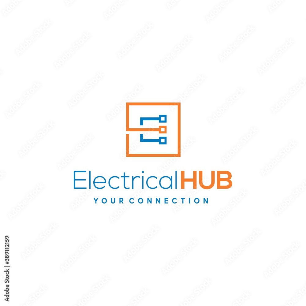 Modern and unique electric company logo design 16 Modern and unique electric company logo design 16
