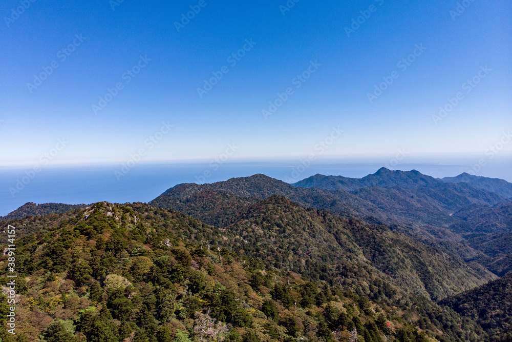 屋久島トレッキング:展望台からの景色 屋久島トレッキング:展望台からの景色