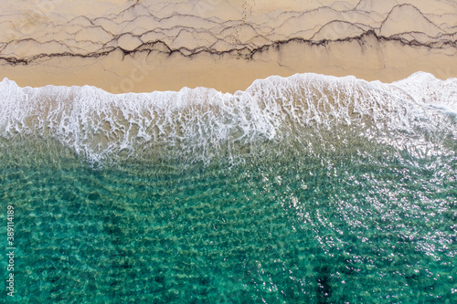 ドローン空撮：屋久島の海と砂浜