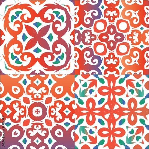 Decorative color ceramic talavera tiles.