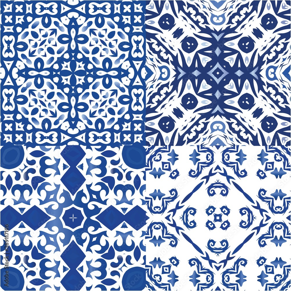 Portuguese ornamental azulejo ceramic. Portuguese ornamental azulejo ceramic.