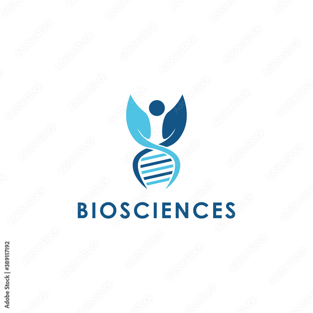 Biosciences Logo Vector Symbol Design Biosciences Logo Vector Symbol Design