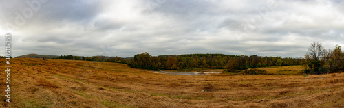 A Panoramic Shot of the Training Grounds at Valley Forge National Historical Park