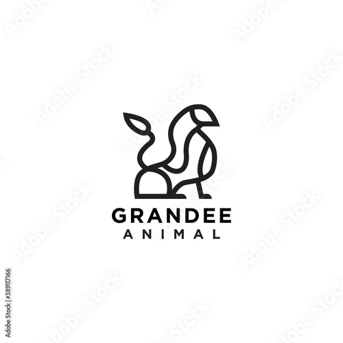 Grandee Logo Vector Animal Design