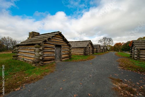 Reproductions of General Muhlenberg's Brigade Huts at Valley Forge National Park