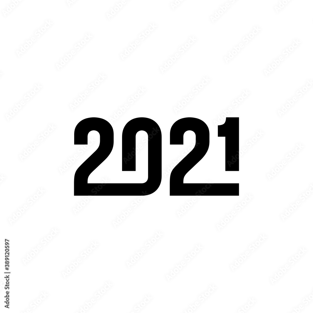 Modern vector graphic of Happy new year , 2021 logo, Perfect for any company or business icon. Modern vector graphic of Happy new year , 2021 logo, Perfect for any company or business icon.