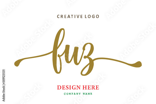 FUZ lettering logo is simple, easy to understand and authoritativePrint