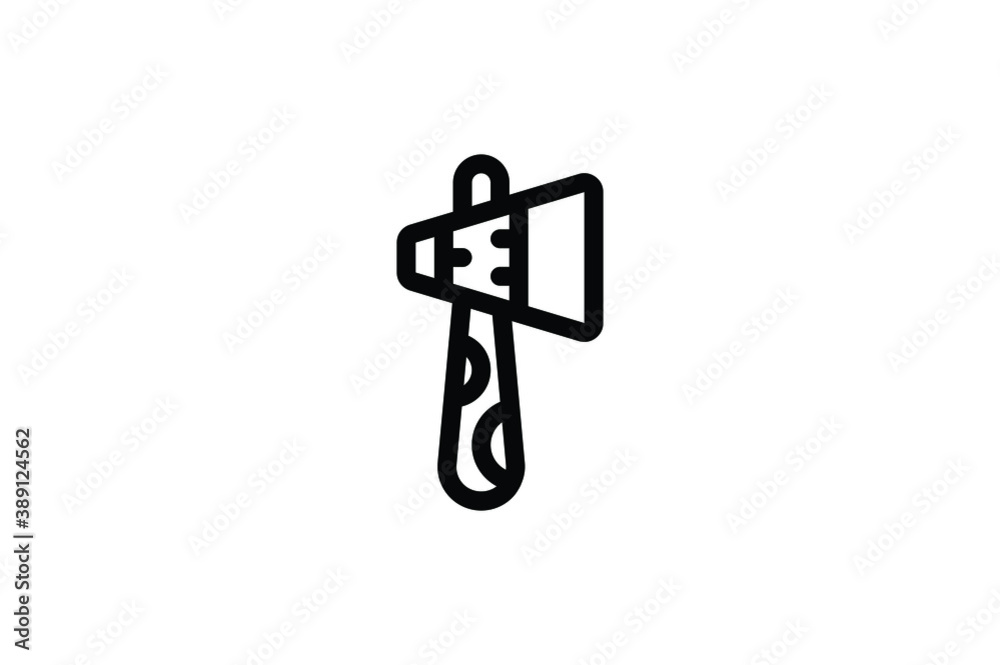 History Outline Icon - Axe History Outline Icon - Axe
