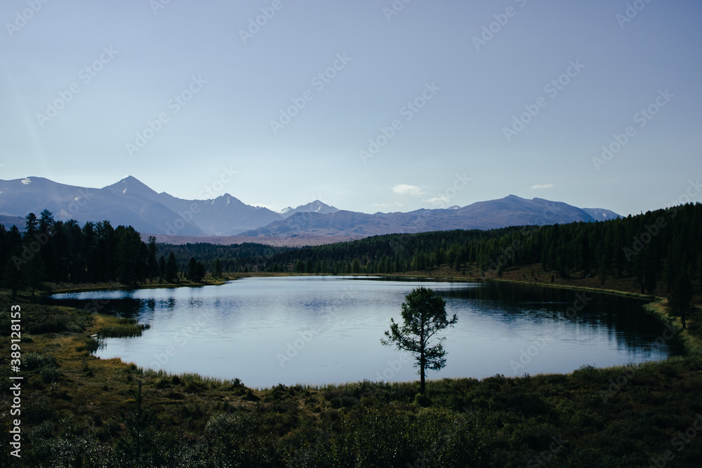 lake in the mountains