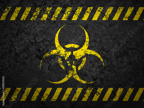 Biohazard sign background