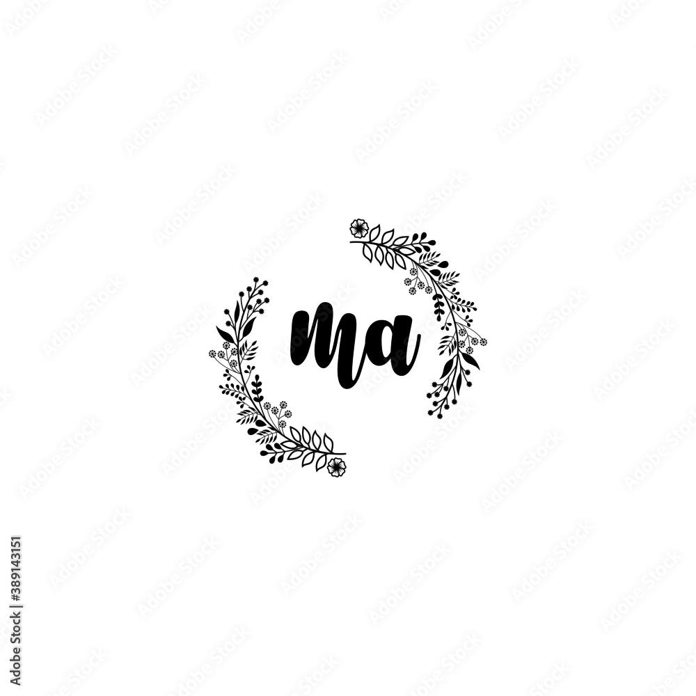 Initial MA Handwriting, Wedding Monogram Logo Design, Modern Minimalistic and Floral templates for Invitation cards
Initial MA Handwriting, Wedding Monogram Logo Design, Modern Minimalistic and Floral templates for Invitation cards