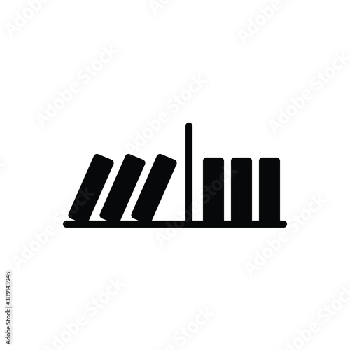 Black solid icon for intervention