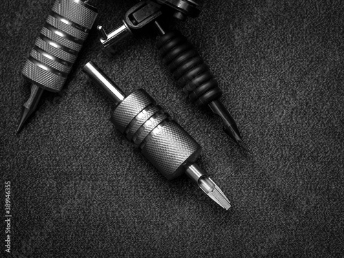 tattoo machine with accessories