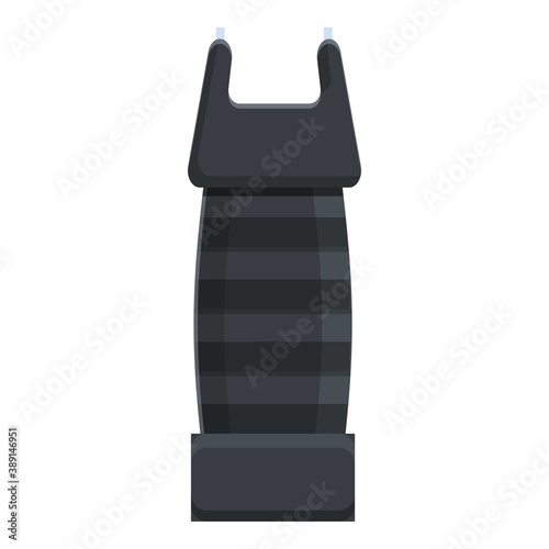 Taser police icon. Cartoon of taser police vector icon for web design isolated on white background