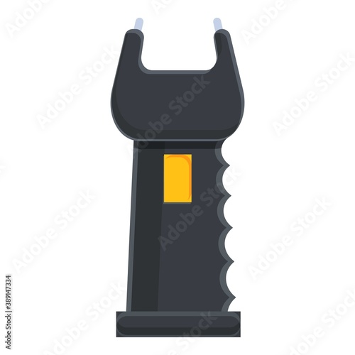 Taser stun icon. Cartoon of taser stun vector icon for web design isolated on white background