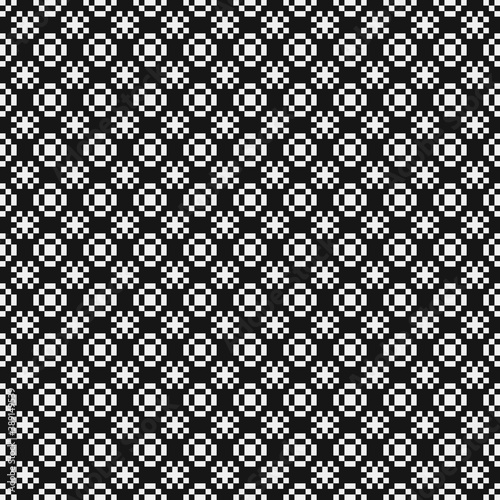 Abstract Cross Pattern Dots Logo generative computational art illustration