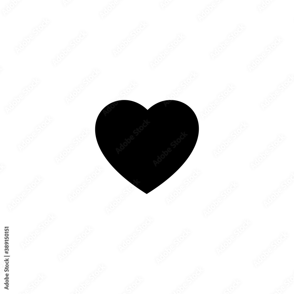 Heart line icons, love icon vector illustration