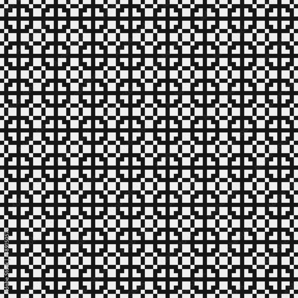 Abstract Cross Pattern Dots Logo generative computational art illustration