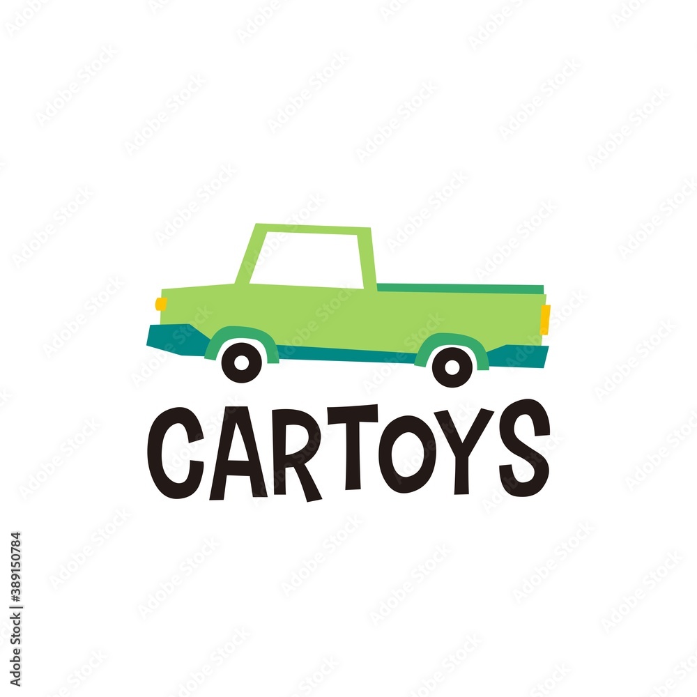 car toys logo vector icon illustration car toys logo vector icon illustration