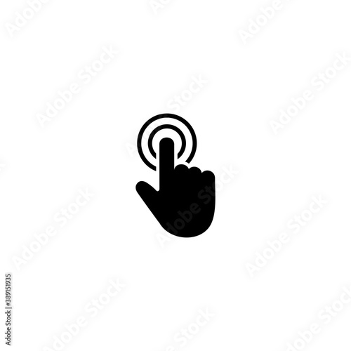 Hand Touch icon, Hand cursor symbol vector