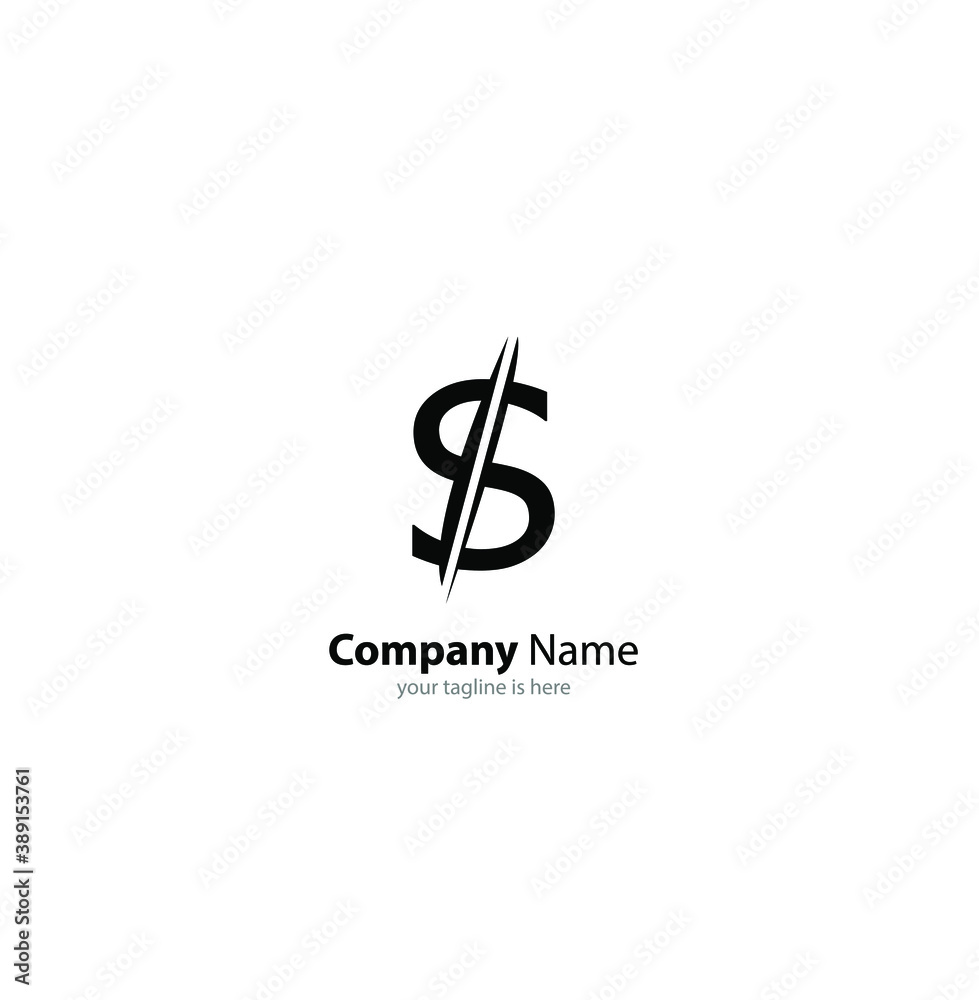 the simple elegant logo of letter s with white background the simple elegant logo of letter s with white background