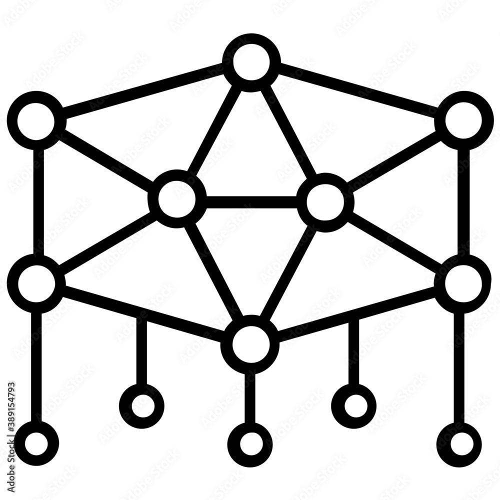 Flat icon image of pattern recognition and data science technology icon
Flat icon image of pattern recognition and data science technology icon