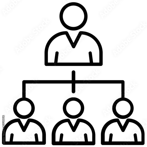 
A group of people connected through affiliate marketing 
