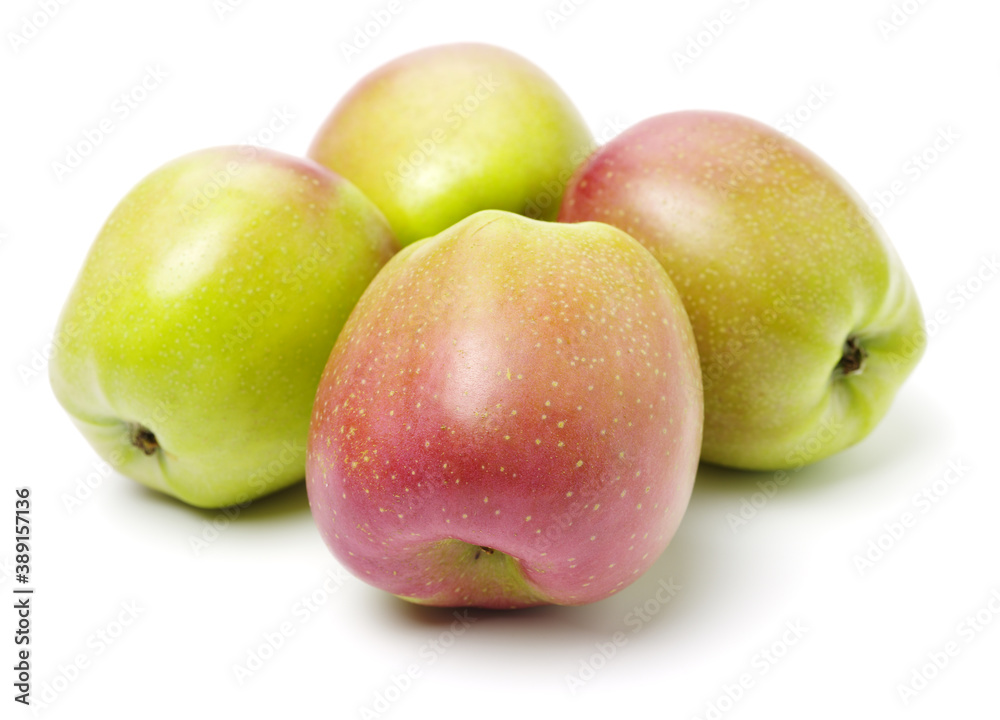 Red apples isolated on white background Red apples isolated on white background