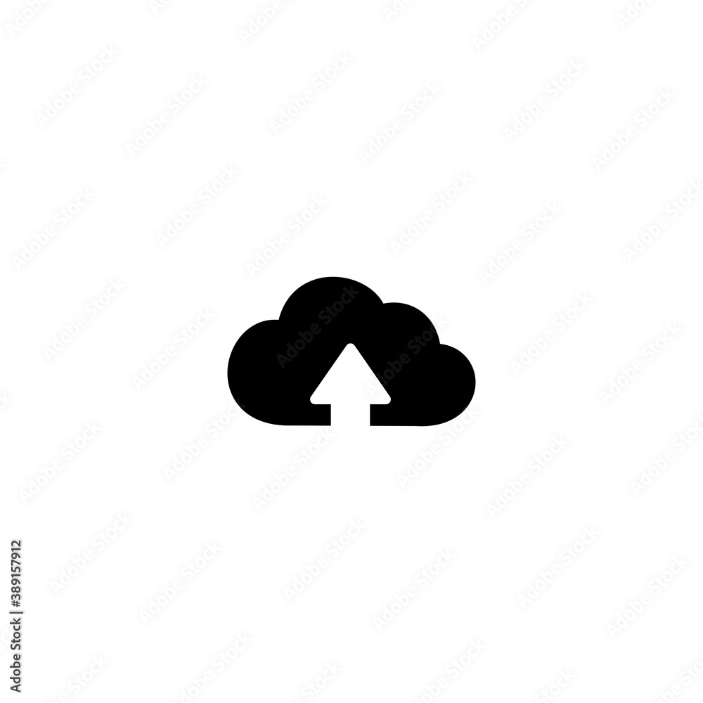 Cloud Upload icon vector, Cloud upload line icon vector Cloud Upload icon vector, Cloud upload line icon vector