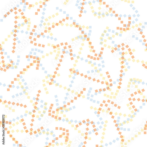 seamless multicolour arrow pattern on white background