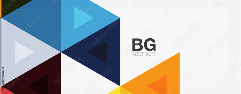 Mosaic triangle pattern abstract background for cover, banner, flyer and poster and other template Mosaic triangle pattern abstract background for cover, banner, flyer and poster and other template