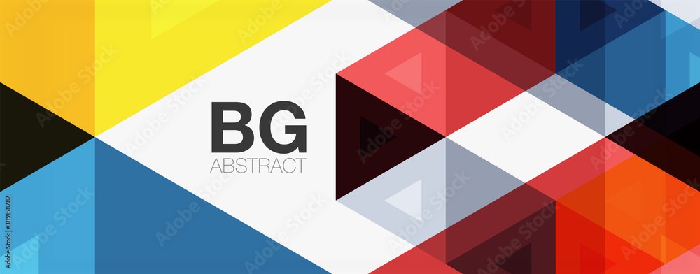 Mosaic triangle pattern abstract background for cover, banner, flyer and poster and other template Mosaic triangle pattern abstract background for cover, banner, flyer and poster and other template