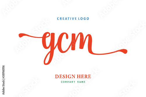 GCM lettering logo is simple, easy to understand and authoritative