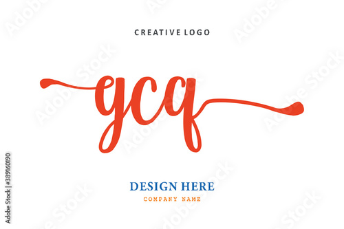 GCQ lettering logo is simple, easy to understand and authoritative photo