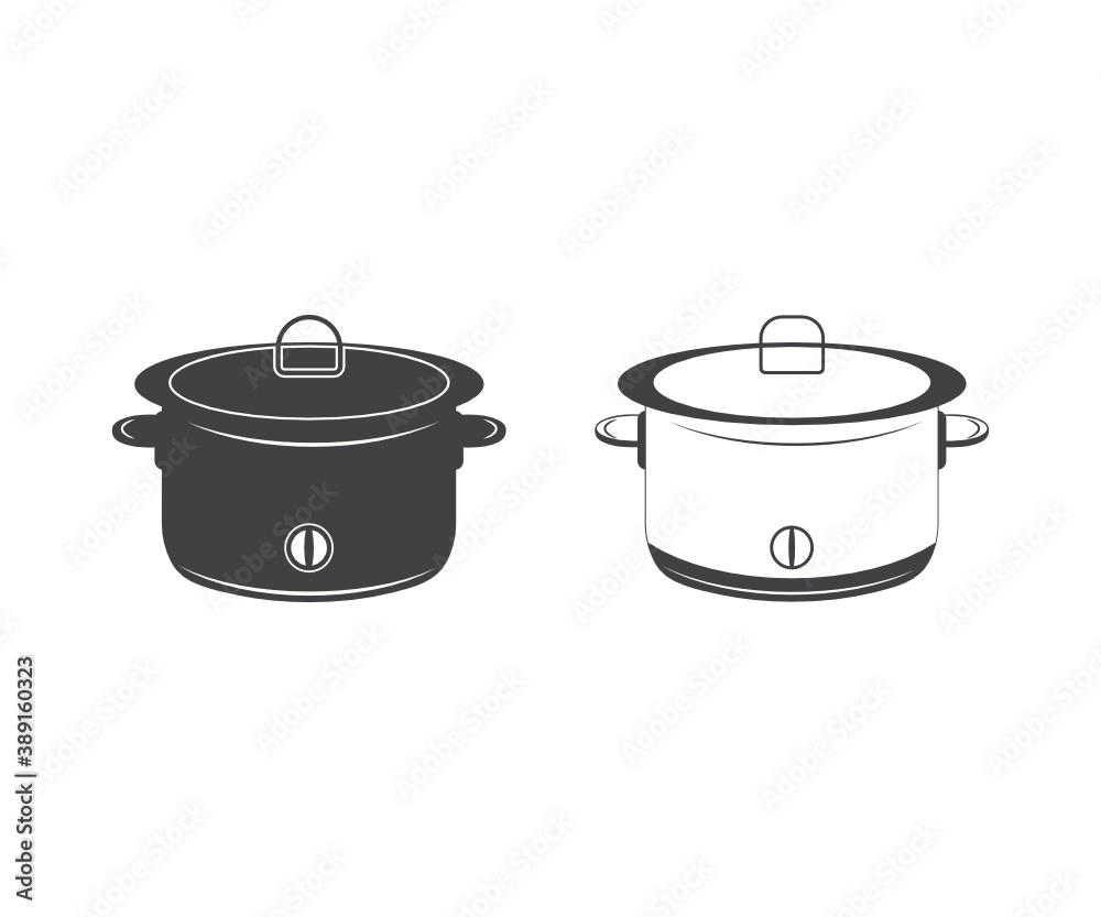 Pressure Cooker vector, Pressure Cooker Symbol, Pressure Cooker Icon