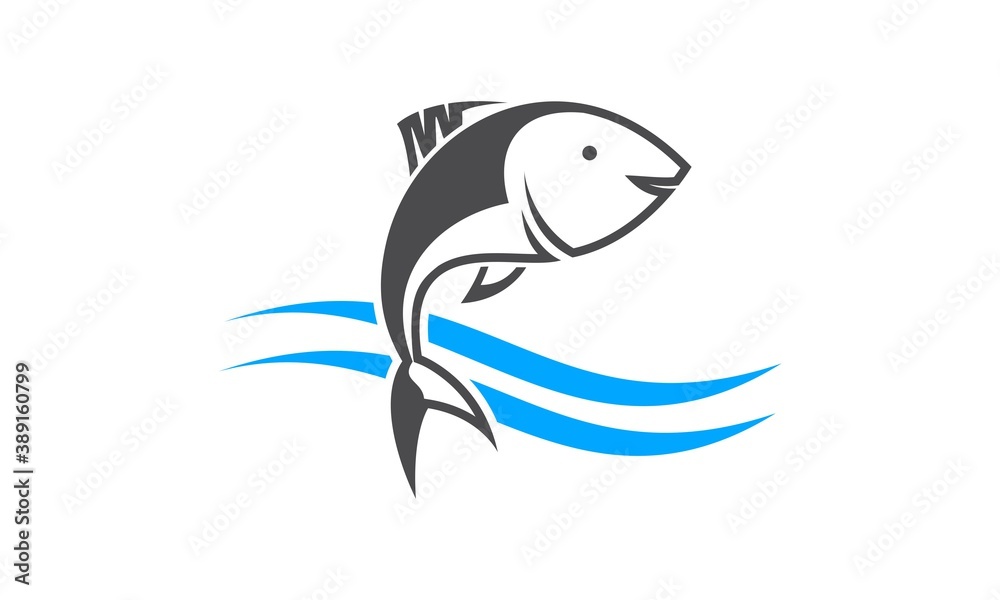 Fish vector logo Fish vector logo