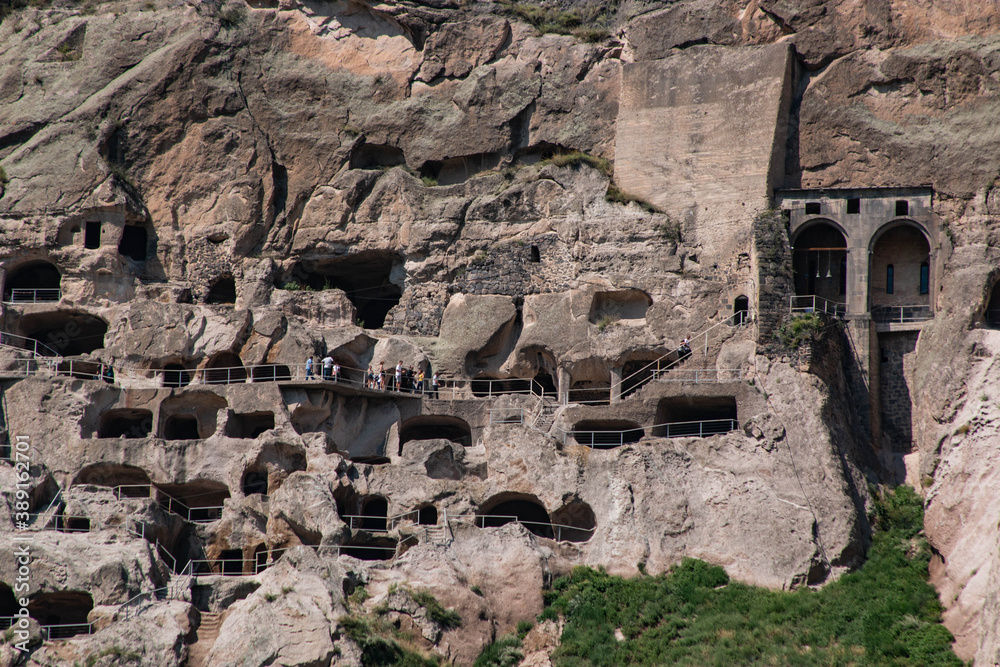 cave city in a huge rock
