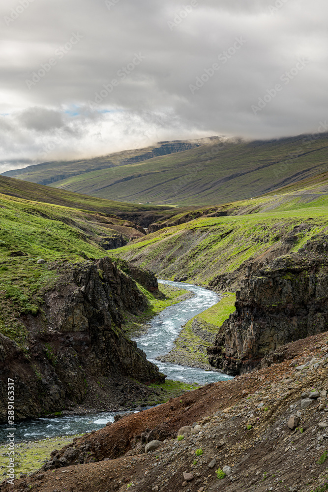 Icelandic scenery in the northern part of the country