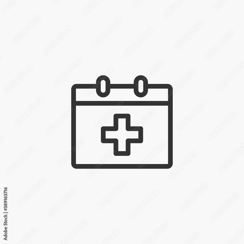 Calendar icon isolated on background. Appointment symbol modern, simple, vector, icon for website design, mobile app, ui. Vector Illustration Calendar icon isolated on background. Appointment symbol modern, simple, vector, icon for website design, mobile app, ui. Vector Illustration