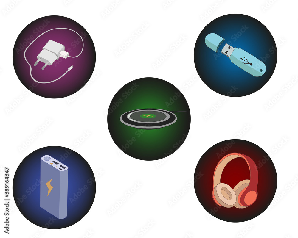 Vector set of an electronic devices