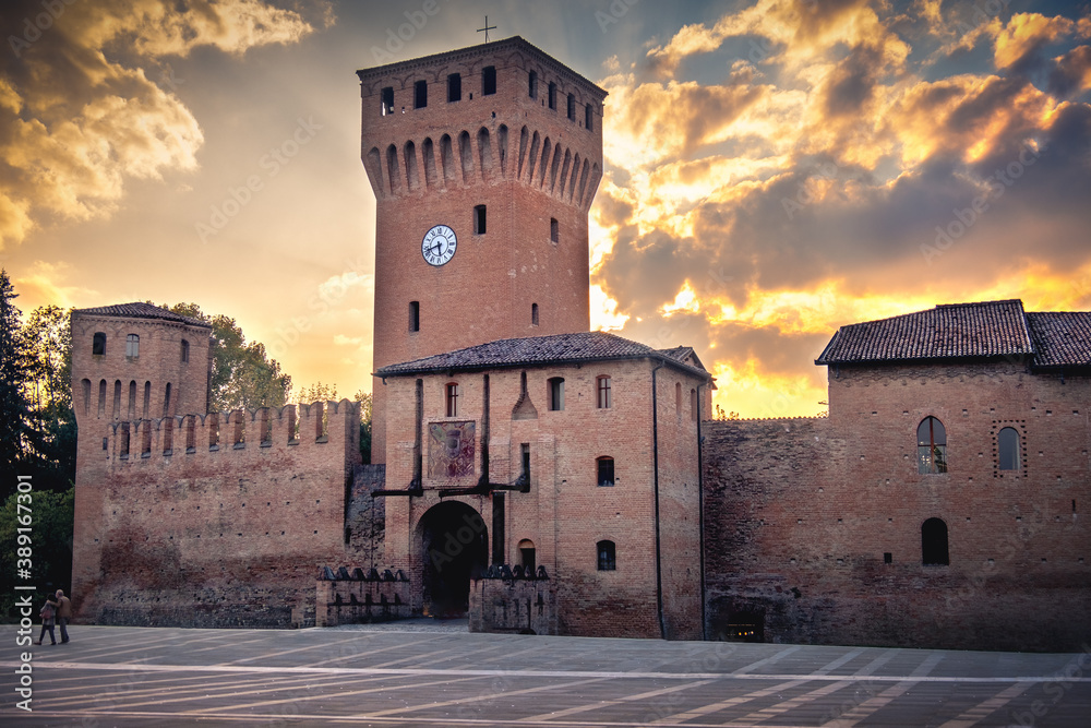 The Formigine castle in province of Modena - Emilia Romagna region - Italy local landmarks