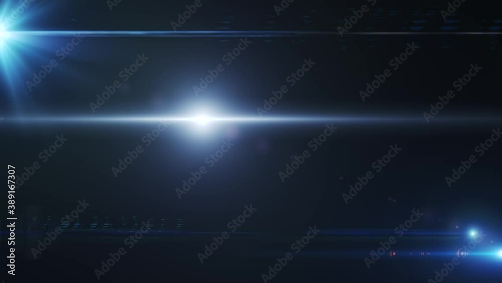 4K anamorphic flashes created by lens. 4K anamorphic flashes created by lens.